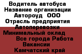 Водитель автобуса › Название организации ­ Автороуд, ООО › Отрасль предприятия ­ Автоперевозки › Минимальный оклад ­ 50 000 - Все города Работа » Вакансии   . Камчатский край